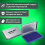 Штемпельная подушка TRODAT IDEAL (110х70 мм), металлическая, синяя, 9072Мс, 153122