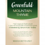 Чай GREENFIELD (Гринфилд) Mountain Thyme, черный с чабрецом, листовой, 250 г, пакет, 1142-15