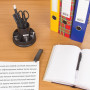 Канцелярский набор STAFF Раунд, 13 предметов, круглое основание, вращающаяся конструкция, 230745
