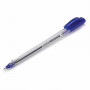 Ручка шариковая масляная BRAUBERG Extra Glide, СИНЯЯ, трехгранная, узел 1 мм, линия письма 0,5 мм, 141700