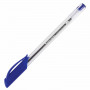 Ручка шариковая масляная BRAUBERG Extra Glide, СИНЯЯ, трехгранная, узел 1 мм, линия письма 0,5 мм, 141700