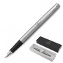 Ручка перьевая PARKER Jotter Stainless Steel CT, корпус серебристый, хромированные детали, синяя, 2030946