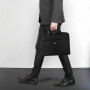 Сумка деловая BRAUBERG Chance, 25х35х4 см, отделение для планшета и ноутбука 13,3, ткань,черная, 240455