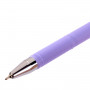 Ручка шариковая масляная BRAUBERG FRUITY Pastel, СИНЯЯ, soft-touch, узел 0,7 мм, линия письма 0,35 мм, 142958, OBP322
