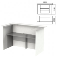 Стенки стойки ресепшн Профит, 1900х1000х1180 мм, белый, 402706-290