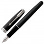 Ручка перьевая PARKER Sonnet Core Matt Black CT, корпус черный матовый лак, палладиевые детали, черная, 1931521