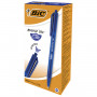 Ручка шариковая автоматическая BIC Round Stic Clic, СИНЯЯ, корпус тонированный синий, узел 1 мм, линия письма 0,32 мм, 926376
