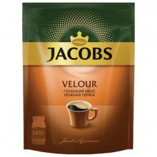Кофе растворимый JACOBS Velour, сублимированный, 140 г, мягкая упаковка, 8051495