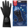 Перчатки латексные MANIPULA КЩС-2, ультратонкие, размер 8-8,5 (M), черные, L-U-032