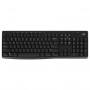 Клавиатура беспроводная LOGITECH K270, 104 клавиши + 8 дополнительных клавиш, мультимедийная, черная, 920-003757