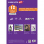 Папка для рисования БОЛЬШОГО ФОРМАТА А3, 10 л., 160 г/м2, BRAUBERG, 297х420 мм, Ночной город, 125227