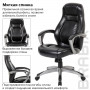 Кресло офисное BRABIX PREMIUM Turbo EX-569, экокожа, спортивный дизайн, черное, 531014