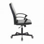 Кресло офисное BRABIX Simple EX-521, компактная упаковка, экокожа, черное, 532103