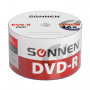 Диски DVD-R SONNEN 4,7 Gb 16x Bulk, КОМПЛЕКТ 50 шт., 512574