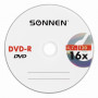 Диски DVD-R SONNEN 4,7 Gb 16x Bulk, КОМПЛЕКТ 50 шт., 512574