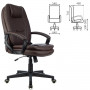 Кресло офисное BRABIX PREMIUM Trend EX-568, экокожа, коричневое, 532101