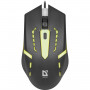 Мышь проводная DEFENDER Flash MB-600L, 800-1200 dpi, 4 кнопки + 1 колесо-кнопка, оптическая, черная, 52600