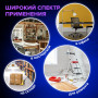 Нож универсальный мощный ширина 25 мм BRAUBERG Professional, металлический корпус, 237448