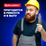 Нож универсальный мощный ширина 25 мм BRAUBERG Professional, металлический корпус, 237448