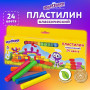 Пластилин классический ЮНЛАНДИЯ ЮНЛАНДИК-АРХИТЕКТОР, 24 цвета, 480 г, ВЫСШЕЕ КАЧЕСТВО, 105031