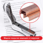 Скобы для степлера медное покрытие №24/6, 1000 штук, BRAUBERG EXTRA, до 30 листов, 229303