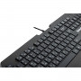 Клавиатура проводная DEFENDER Oscar SM-600 Pro, USB, 104 клавиши + 12 дополнительных клавиш, мультимедийная, черная, 45602
