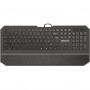 Клавиатура проводная DEFENDER Oscar SM-600 Pro, USB, 104 клавиши + 12 дополнительных клавиш, мультимедийная, черная, 45602