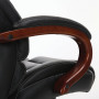 Кресло офисное BRABIX PREMIUM Infinity EX-707, дерево, натуральная кожа, черное, 531826