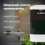 Диспенсер для жидкого мыла ЛАЙМА, наливной, 1 л, ABS, белый (тонированный), 603920