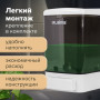 Диспенсер для жидкого мыла ЛАЙМА, наливной, 1 л, ABS, белый (тонированный), 603920