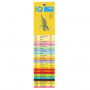 Бумага цветная IQ color, А4, 160 г/м2, 100 л. (5 цветов x 20 листов), микс пастель, RB01