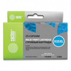 Картридж струйный CACTUS (CS-C2P24AE) для HP Officejet Pro 6830/6230, голубой, ресурс 1000 стр.