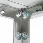 Стеллаж металлический BRABIX MS Plus-185/50-4, 1850х1000х500 мм, 4 полки, регулируемые опоры, 291106, S241BR155402