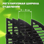 Лоток вертикальный для бумаг STAFF, 242х160х285 мм, 3 отделения, сетчатый, сборный, черный, 237293
