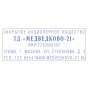 Штамп самонаборный 5-строчный, оттиск 58х22 мм, без рамки, TRODAT IDEAL 4913 P2, КАССЫ В КОМПЛЕКТЕ, 125428