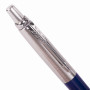 Ручка шариковая PARKER Jotter Plastic CT, корпус синий, детали из нержавеющей стали, синяя, R0033170