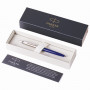 Ручка шариковая PARKER Jotter Plastic CT, корпус синий, детали из нержавеющей стали, синяя, R0033170