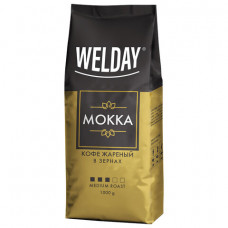 Кофе в зернах WELDAY Mokka, 1 кг, 622411