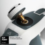 Пароочиститель KITFORT KT-918-2, 1000 Вт, 3 бара, объем 0,2 л, белый/серый