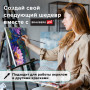 Кисть художественная профессиональная BRAUBERG ART CLASSIC, синтетика мягкая, под колонок, круглая, № 2, короткая ручка, 200687