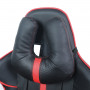 Кресло компьютерное BRABIX GT Carbon GM-120, две подушки, экокожа, черное/красное, 531931