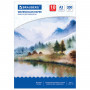 Папка для акварели БОЛЬШОГО ФОРМАТА А3, 10 л., 200 г/м2, 297х420 мм, BRAUBERG ART CLASSIC, Весна, 111063
