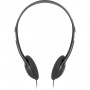 Наушники DEFENDER Aura 101, проводные, 1,8 м, накладные, черные, 63101