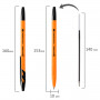 Ручка шариковая BRAUBERG ULTRA ORANGE, ЧЕРНАЯ, узел 0,7 мм, чернила ГЕРМАНИЯ, наконечник ШВЕЙЦАРИЯ, 143563
