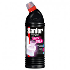 Чистящее средство 750 г, SANFOR WC gel (Санфор гель) Special Black, 1896