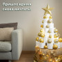 Шары елочные ЗОЛОТАЯ СКАЗКА, НАБОР 6 штук, пластик, 8 см, ТЕМНОЕ ЗОЛОТО (глянец, матовый, глиттер), 590875