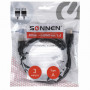 Кабель HDMI AM-AM, 3 м, SONNEN Economy, для передачи цифрового аудио-видео, черный, 513121