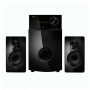 Колонки компьютерные SVEN AC MS-2100, 2.1, 80 Вт, часы, FM-тюнер, дерево, черные, SV-012236