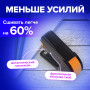Степлер ЭНЕРГОСБЕРЕГАЮЩИЙ №24/6, 26/6 BRAUBERG Easy Press, до 25 листов, БЕЗ УСИЛИЙ, 224348