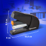 Степлер ЭНЕРГОСБЕРЕГАЮЩИЙ №24/6, 26/6 BRAUBERG Easy Press, до 25 листов, БЕЗ УСИЛИЙ, 224348